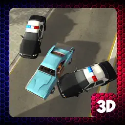 警车抢车和3D城市驾驶模拟器