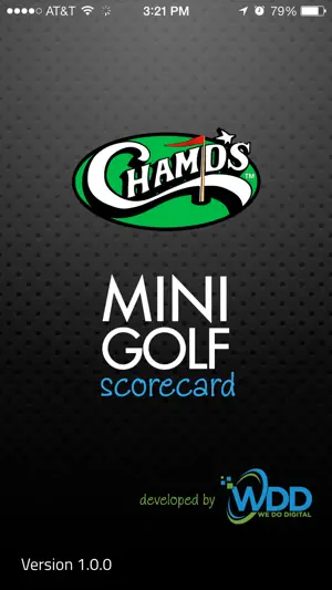 Champs Entertainment Complex Mini Golf Scorecard截图1