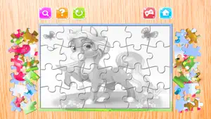 动画片 难题 小马 拼图 拼图 框 对于 童装截图2