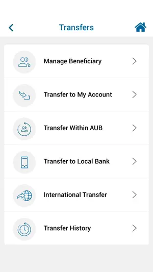 AUB UK Mobile Banking截图5